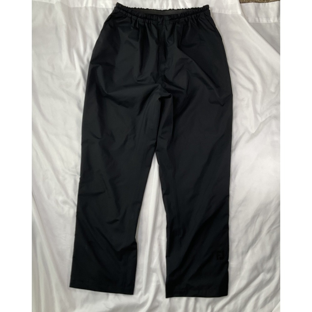 DryJoys by FootJoy Rain Golf Pants Men's M Black Waterproof Hydrolite 413
